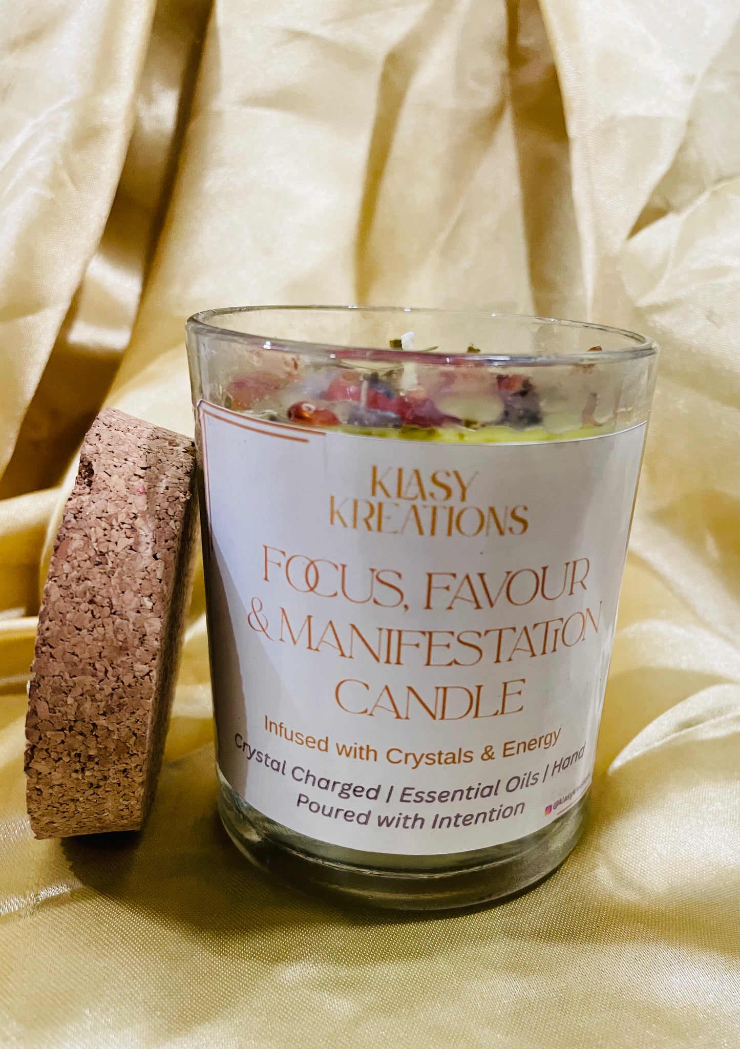 Focus, Favour & Manifestation Candle Jar