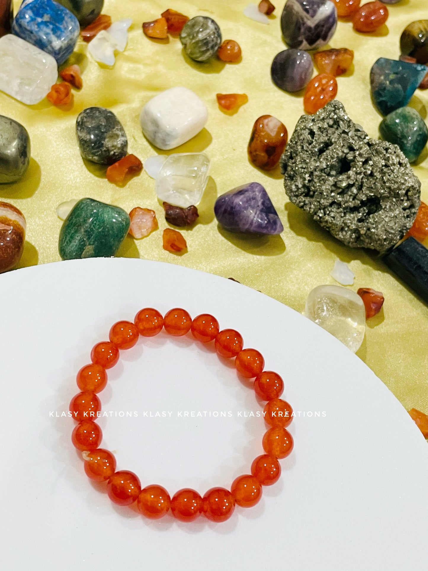 Carnelian Bracelet - Motivation, Energy, Confidence