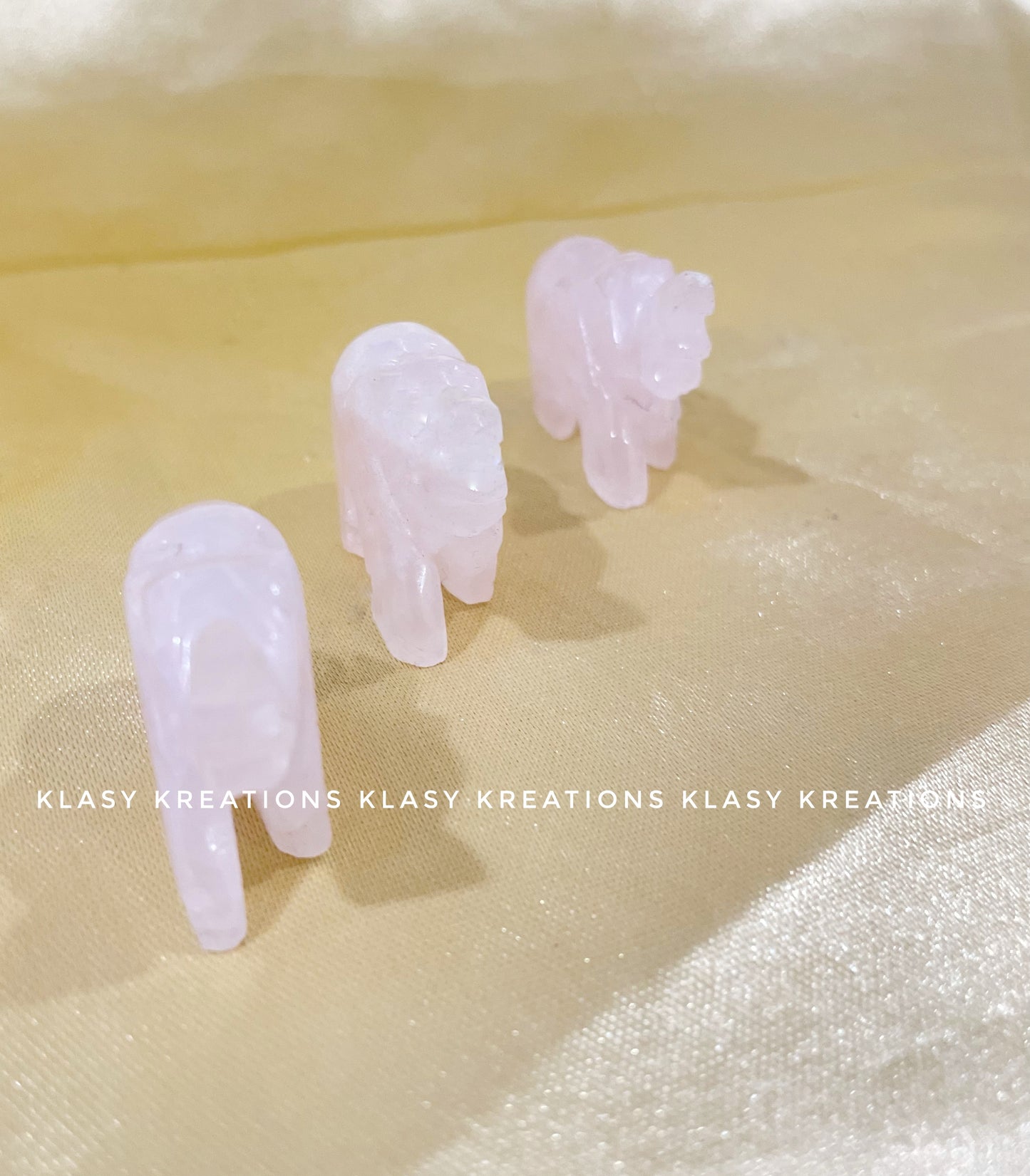 Rose Quartz Elephant - Love | Harmony | Gentleness