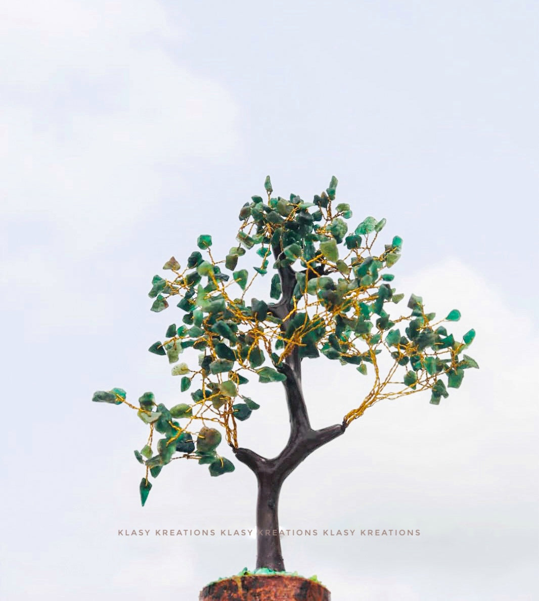 Green Jade Crystal Tree - 300 Chips