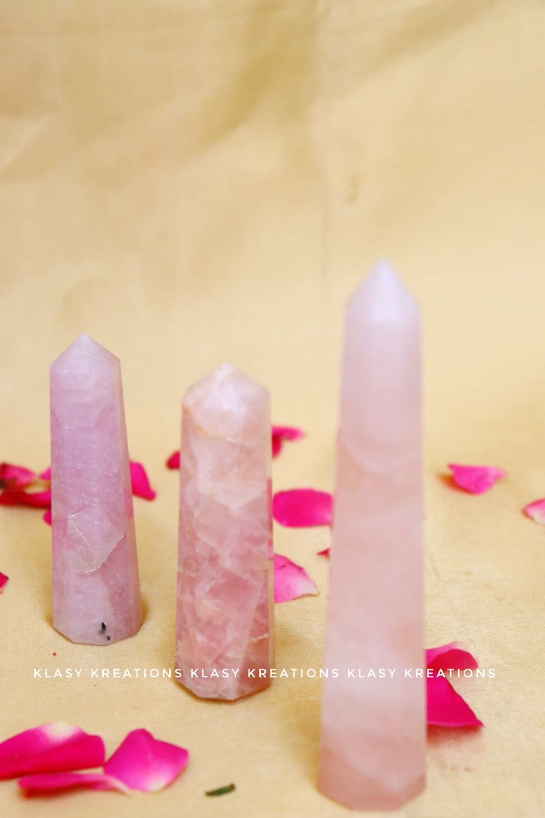 Rose Quartz Wand - Love | Heart Healing | Feminine Energy
