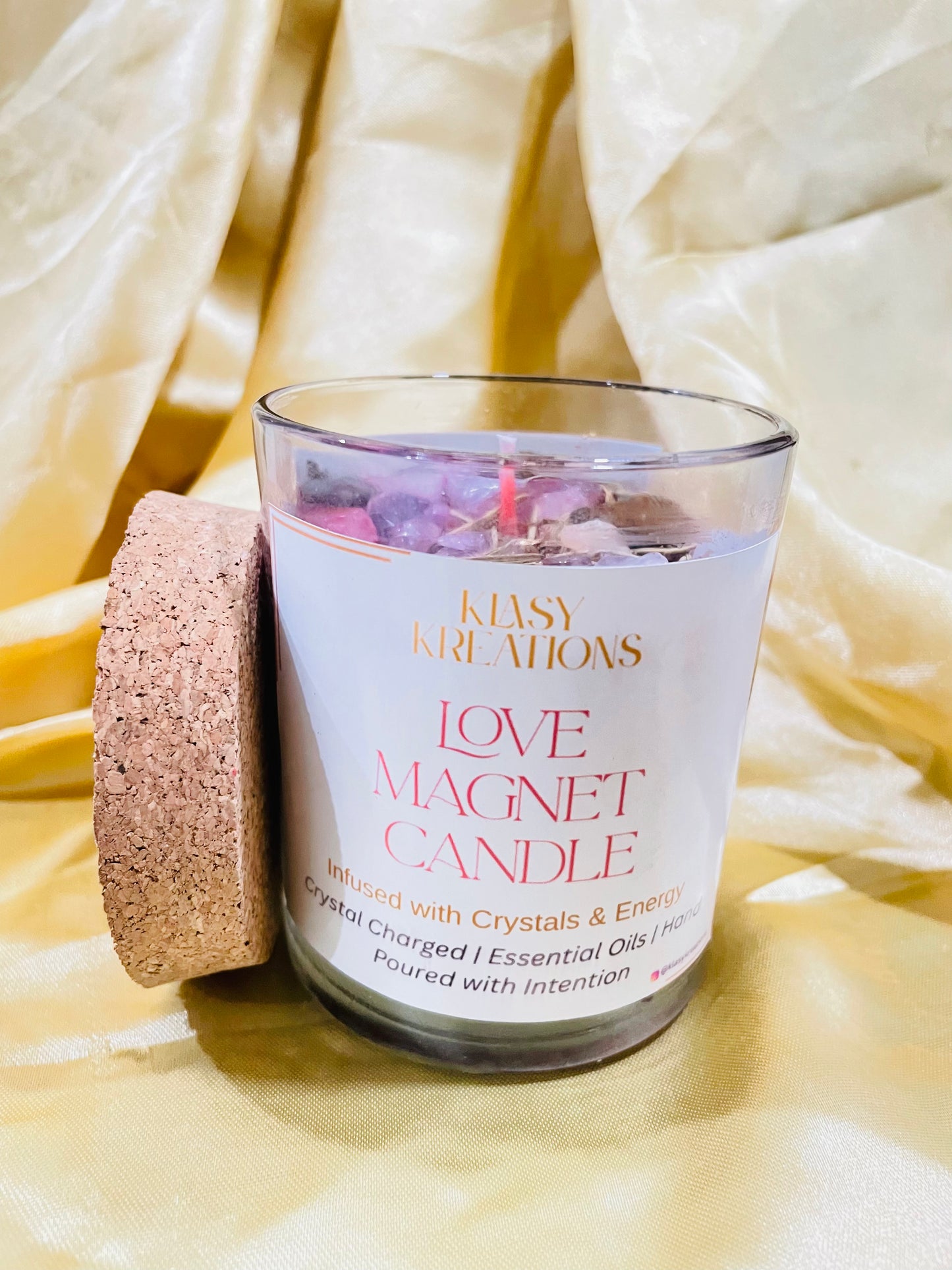 Love Magnet Candle Jar