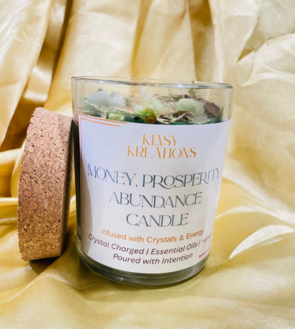 Money, Prosperity & Abundance Candle Jar