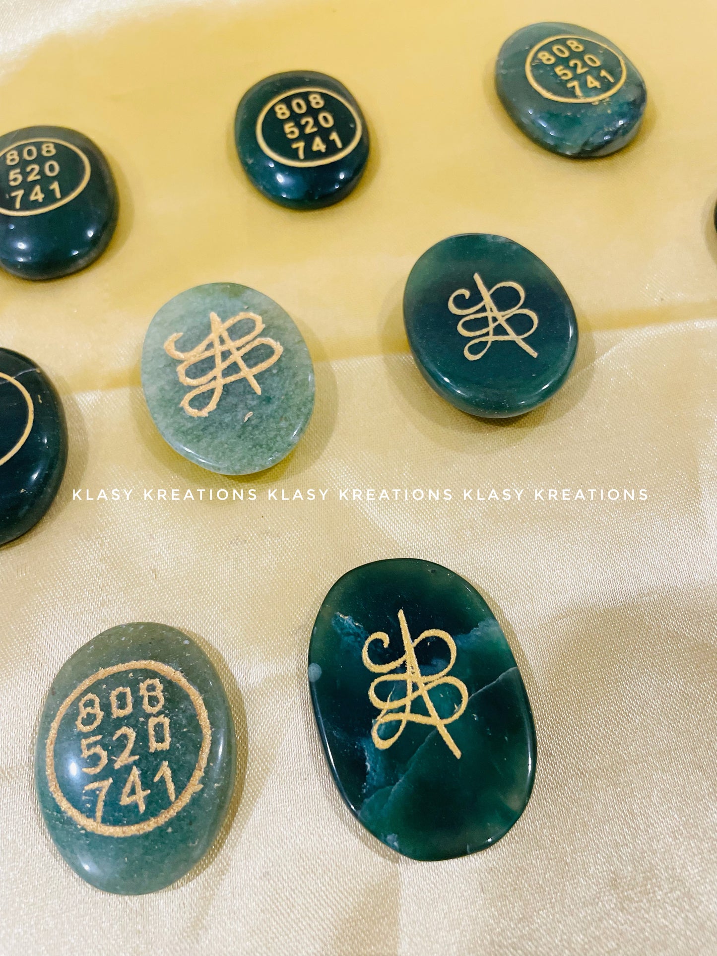 Green Jade Money Zibu Coin