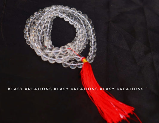 Clear Quartz Mala (108 Beads)