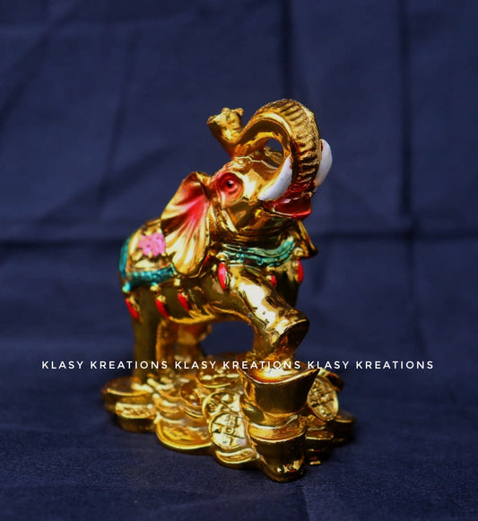 Trunk-Up Elephant Statue - Strength | Good Luck | Protection