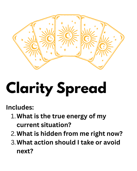 Clarity Tarot Reading Voice Notes Spread
