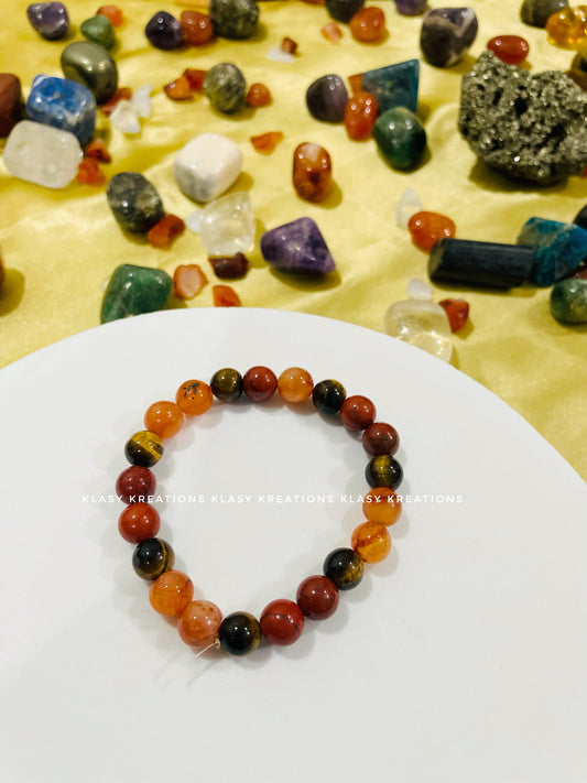 Aries Zodiac Bracelet - Courage | Action | Fire Alignment