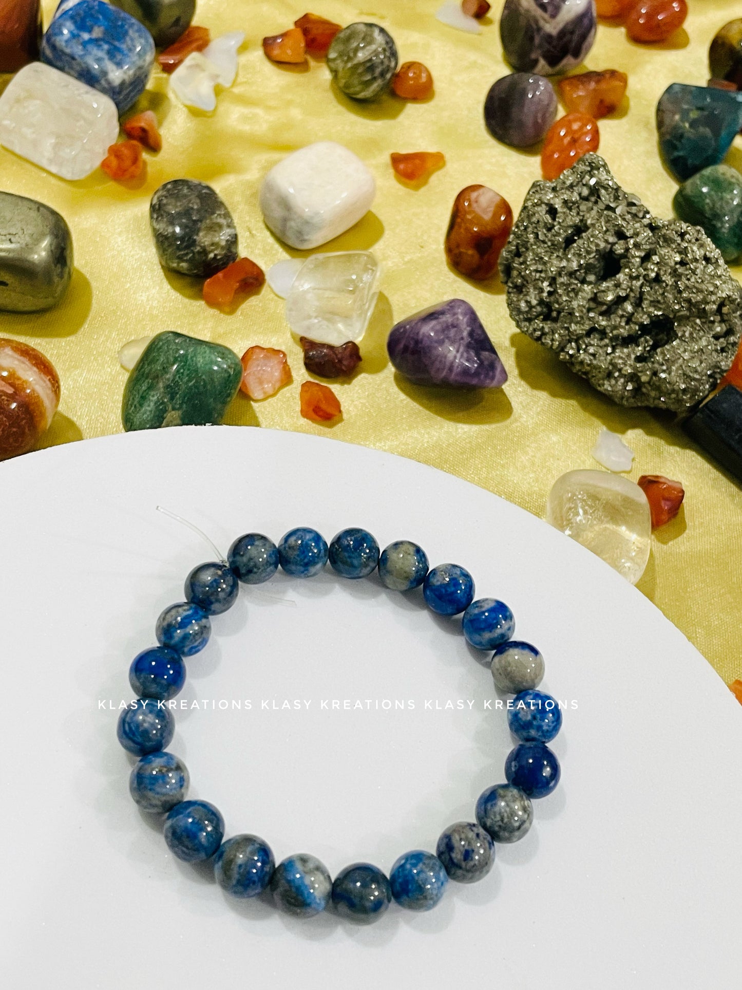 Lapis Lazuli Bracelet - Wisdom, Truth, Third Eye