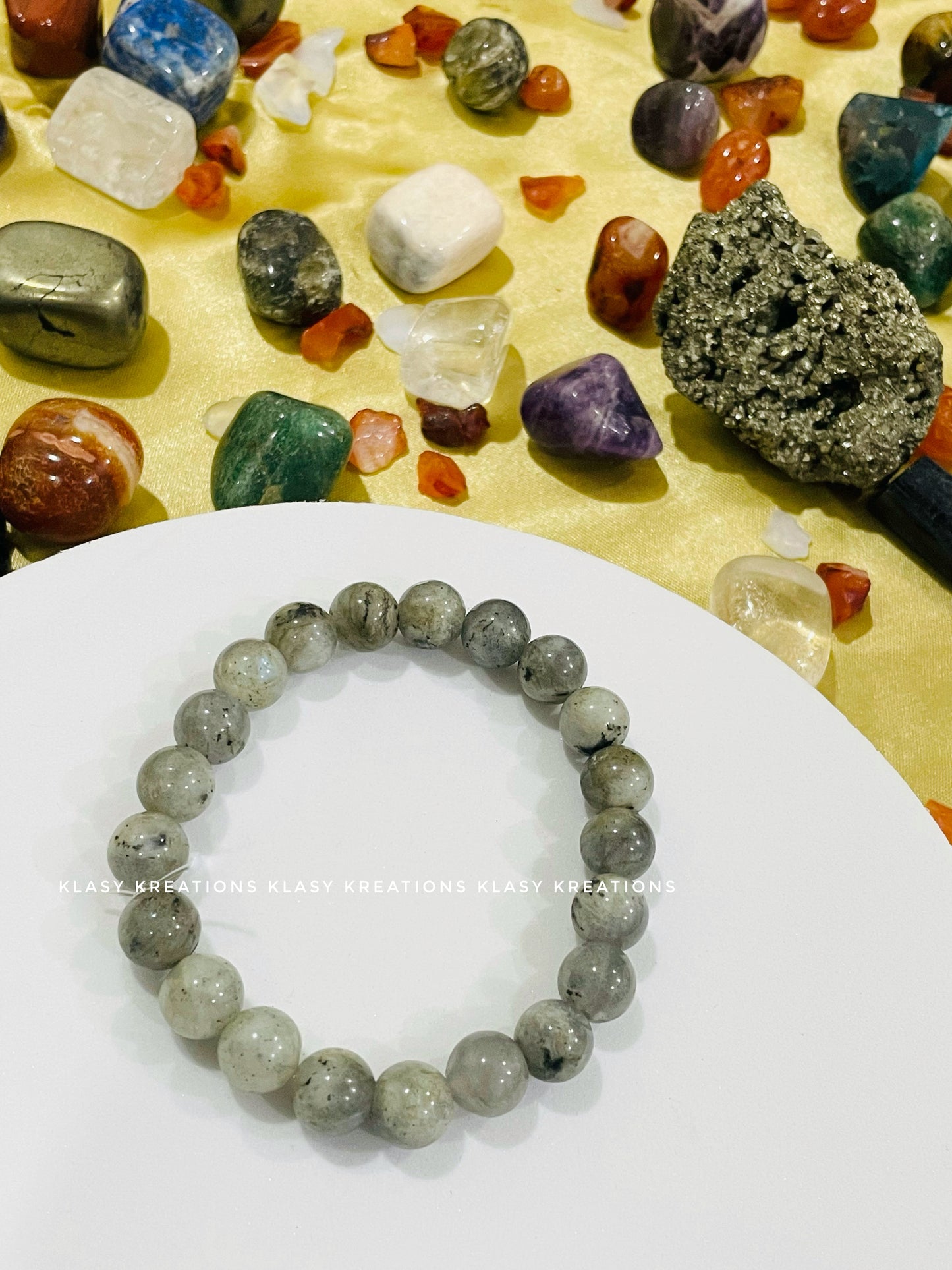 Labradorite Bracelet - Intuition , Transformation, Psychic Protection