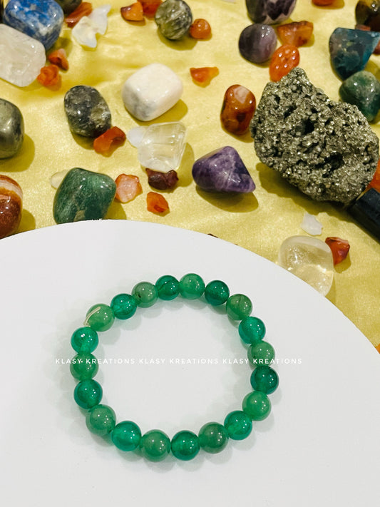 Green Jade Bracelet - Success, Wisdom, Growth