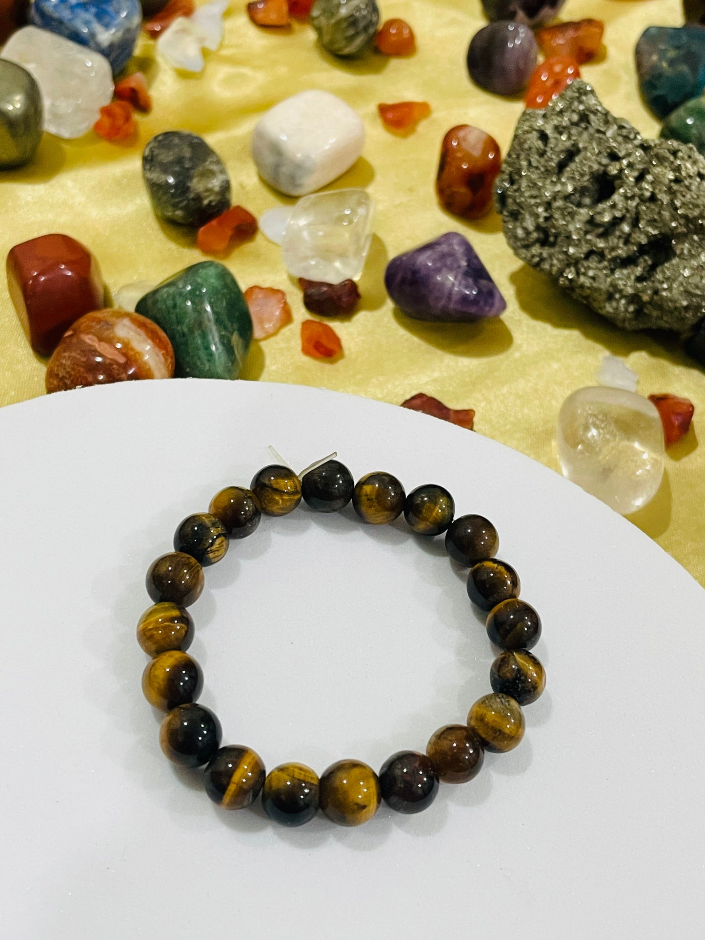 Tiger Eye Bracelet - Courage , Will Power, Strength