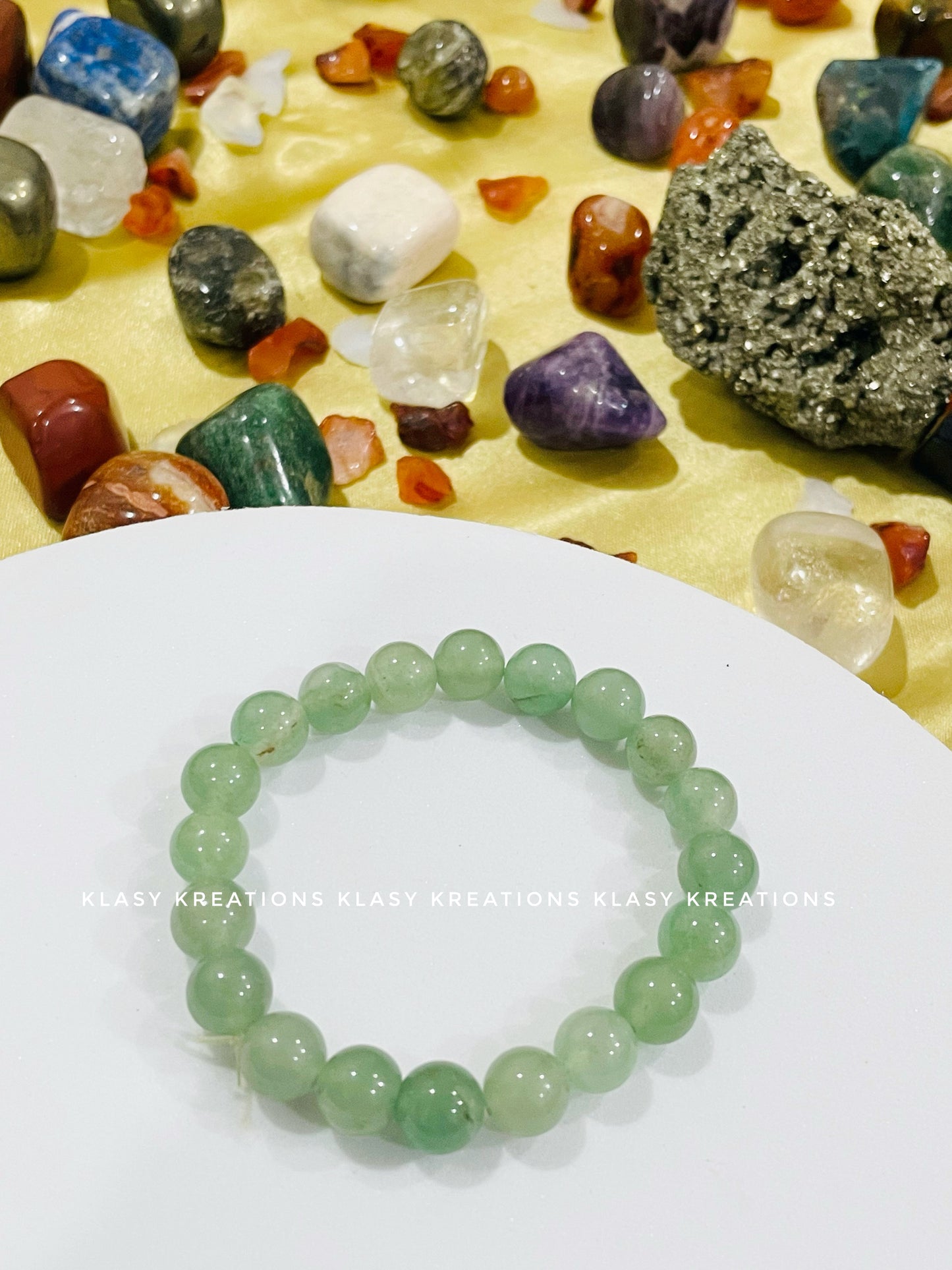 Green Aventurine Bracelet - Luck, Heart Healing, Prosperity