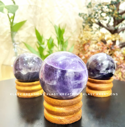 Amethyst Sphere (180g - 250g) - Spiritual Awakening | Peace | Intuition