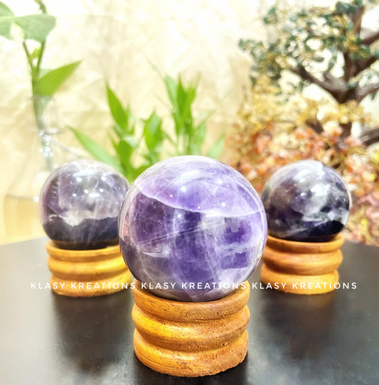 Amethyst Sphere (180g - 250g) - Spiritual Awakening | Peace | Intuition