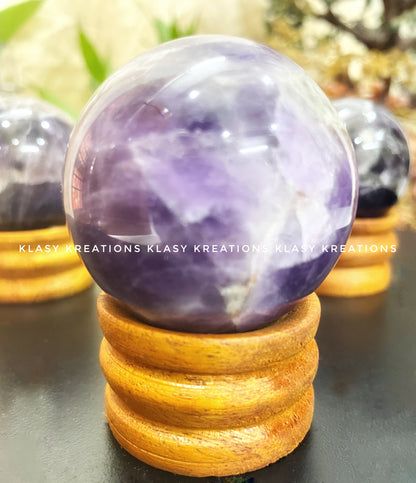 Amethyst Sphere (180g - 250g) - Spiritual Awakening | Peace | Intuition