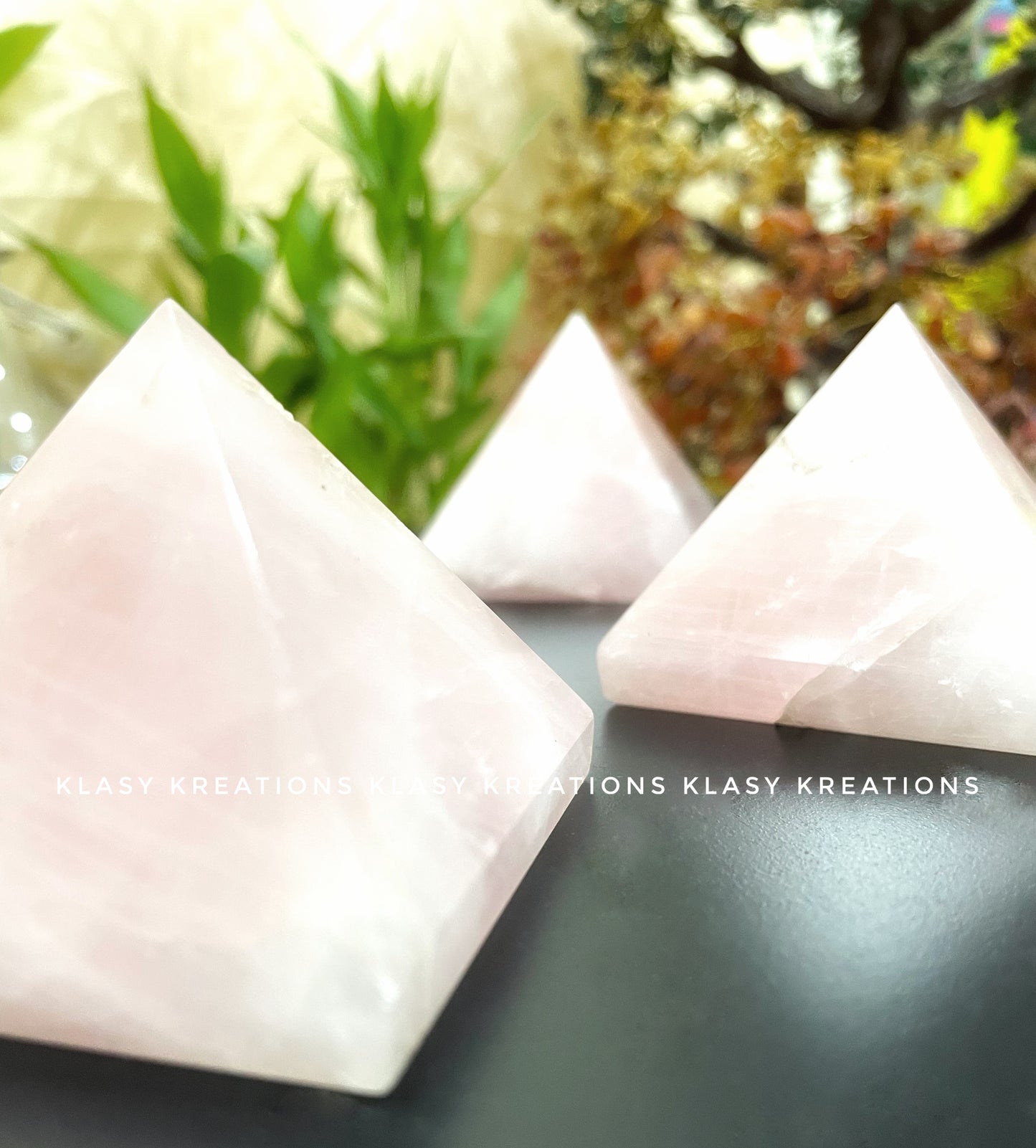 Rose Quartz Pyramid - Love | Harmony | Emotional Healing