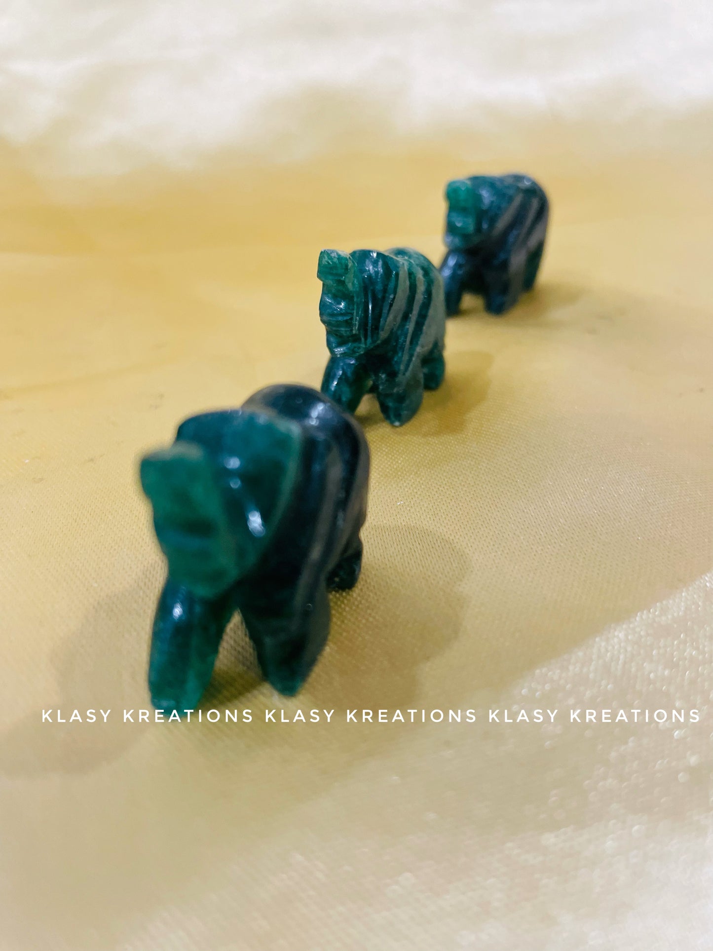 Green Jade Elephant - Luck | Health | Family Harmony