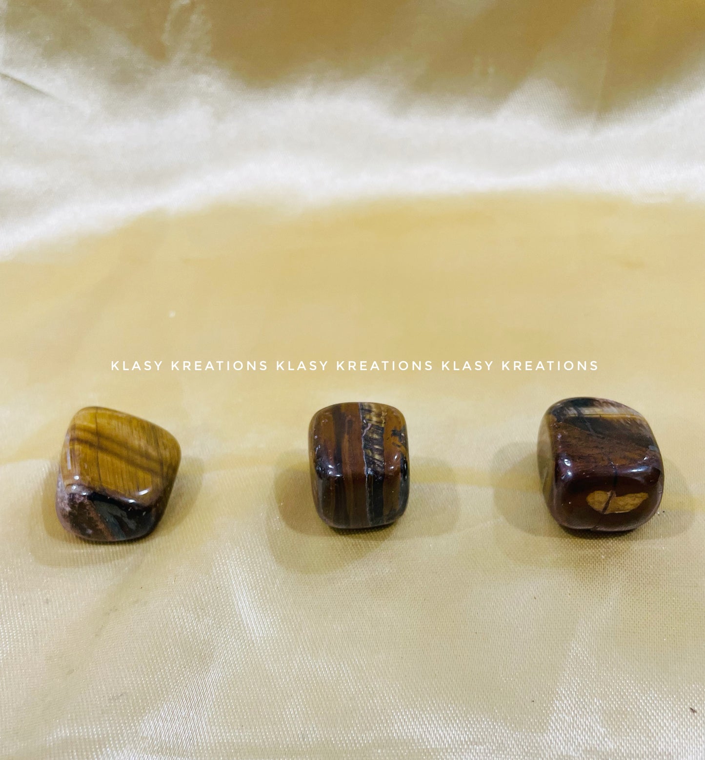 Tiger Eye Tumble - Courage | Focus | Career Growth - 1Pc