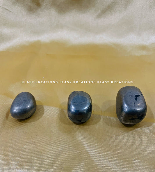 Golden Pyrite Tumble - Wealth | Willpower | Protection - 1Pc