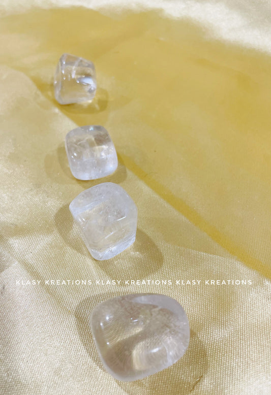 Clear Quartz Tumble - Amplification | Clarity | Healing - 1Pc