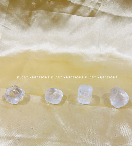 Clear Quartz Tumble - Amplification | Clarity | Healing - 1Pc