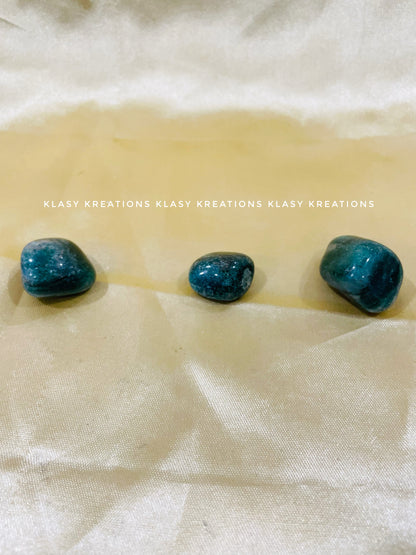 Green Jade Tumble - Luck | Stability | Harmony - 1Pc