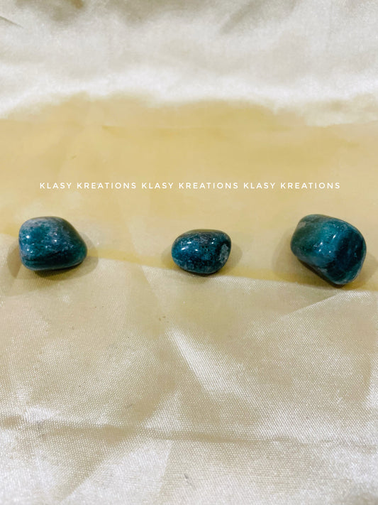 Green Jade Tumble - Luck | Stability | Harmony - 1Pc