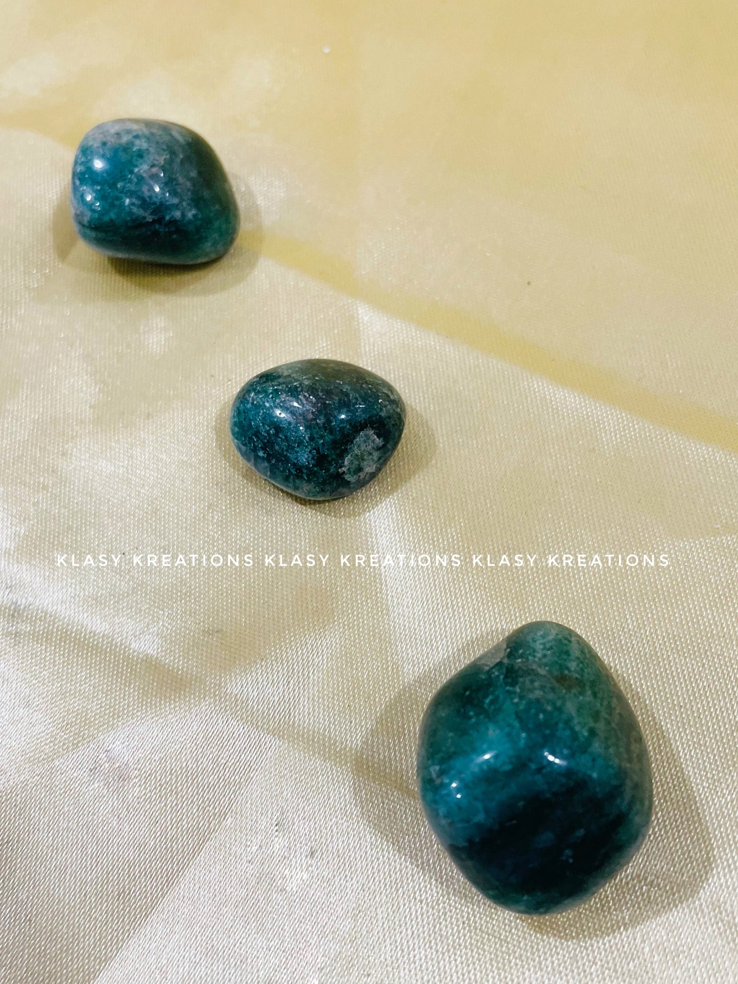 Green Jade Tumble - Luck | Stability | Harmony - 1Pc