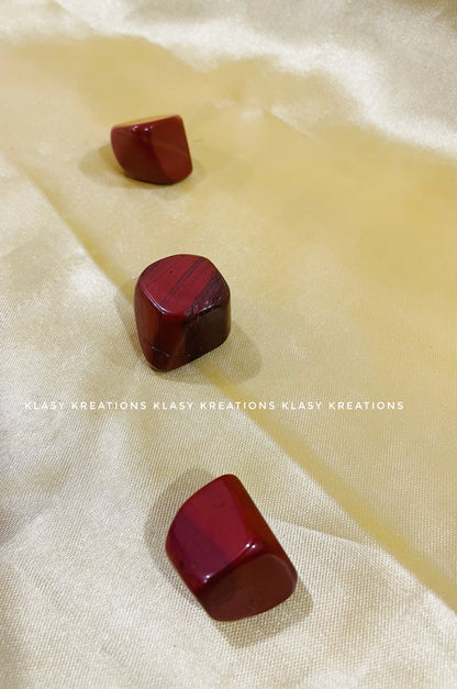 Red Jasper Tumble - Strength | Stability | Grounding - 1Pc