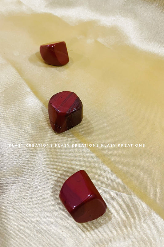 Red Jasper Tumble - Strength | Stability | Grounding - 1Pc