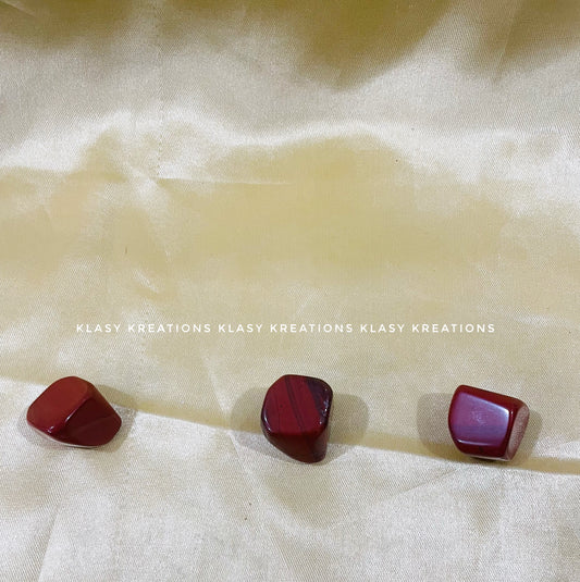 Red Jasper Tumble - Strength | Stability | Grounding - 1Pc