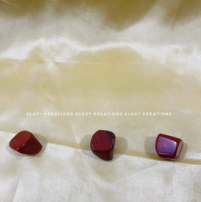 Red Jasper Tumble - Strength | Stability | Grounding - 1Pc