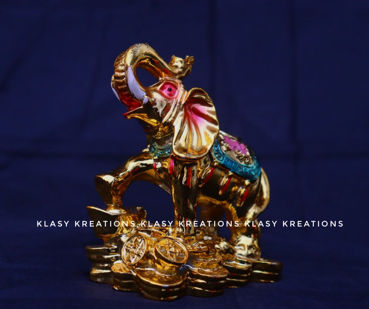 Trunk-Up Elephant Statue - Strength | Good Luck | Protection