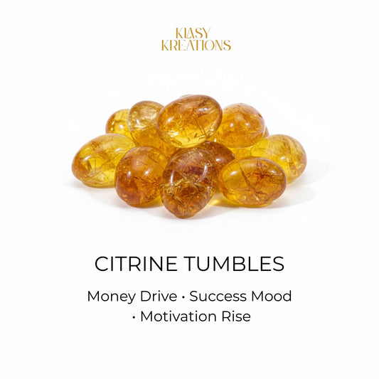 Citrine Tumble - Money | Joy | Self-Worth - 1Pc