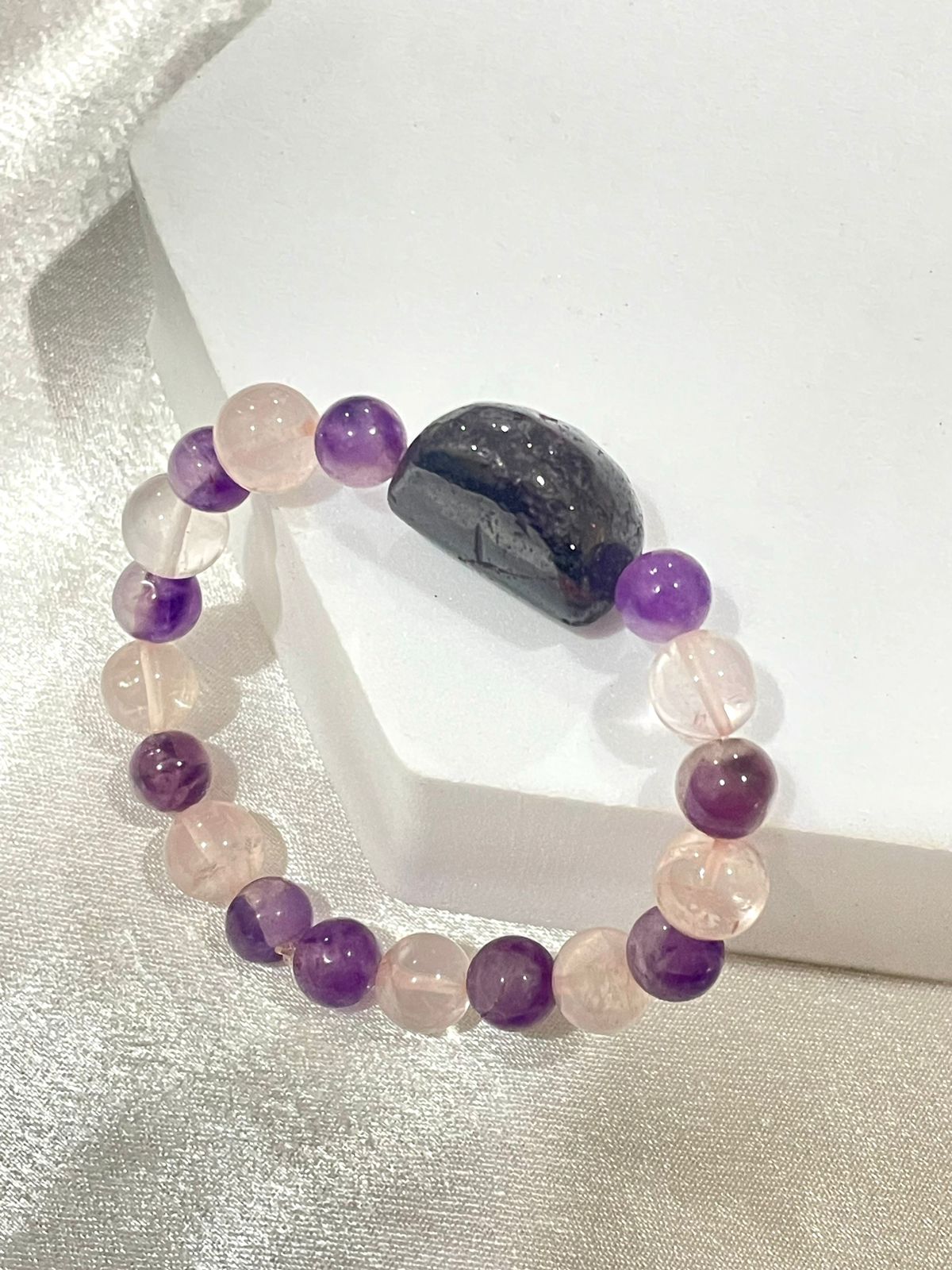 Higher Self Connection + Deep Healing with Garnet Tumble Bracelet