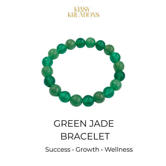 Green Jade Bracelet - Success, Wisdom, Growth