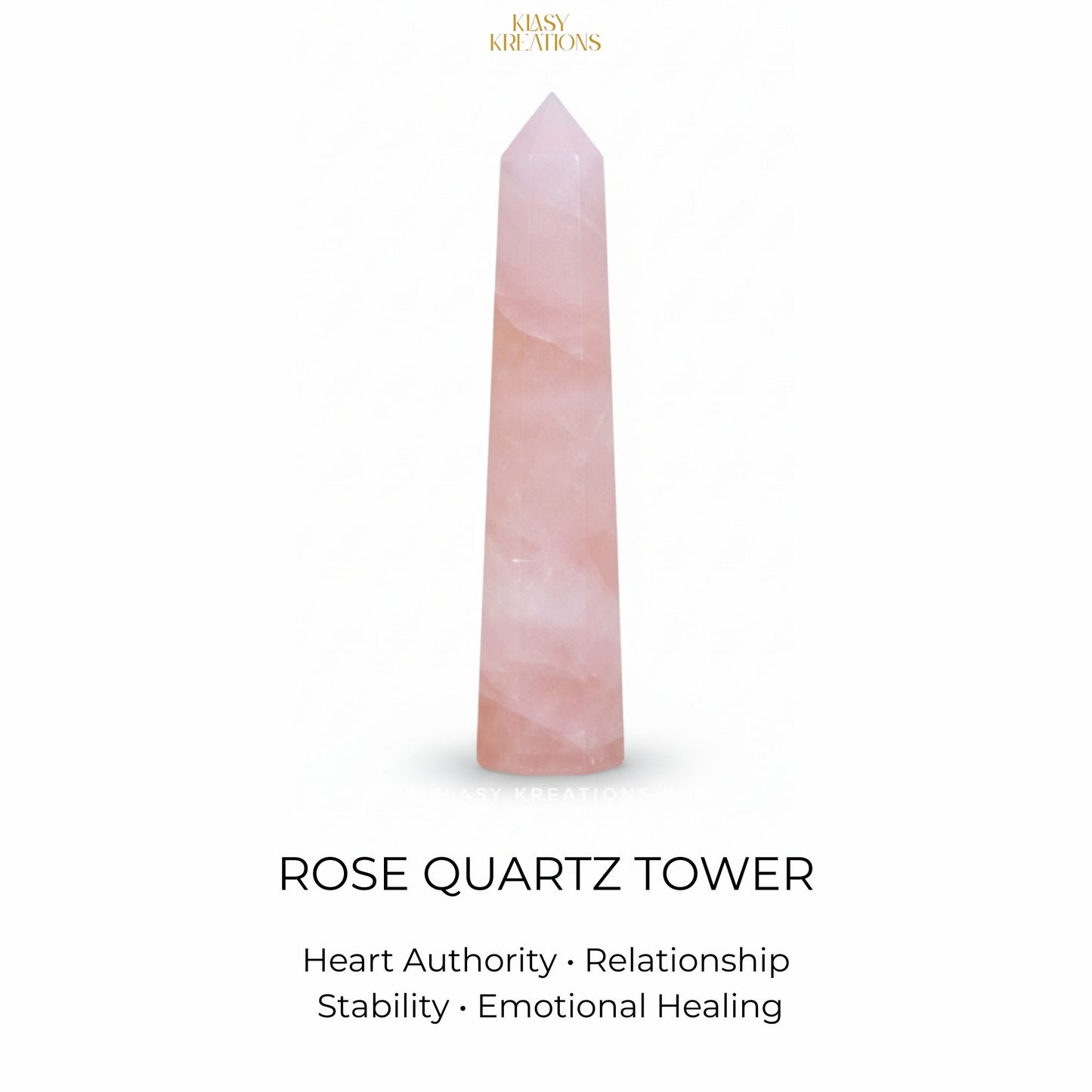 Rose Quartz Wand - Love | Heart Healing | Feminine Energy