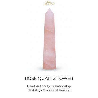 Rose Quartz Wand - Love | Heart Healing | Feminine Energy