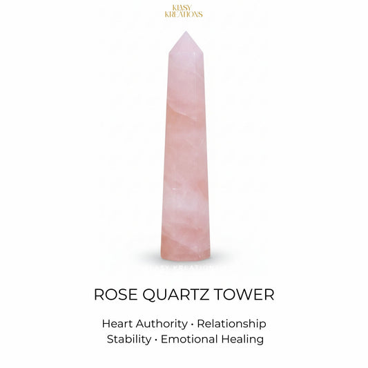 Rose Quartz Wand - Love | Heart Healing | Feminine Energy