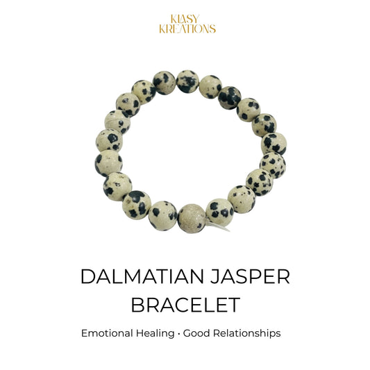 Dalmatian Jasper Bracelet - Emotional Freedom, Good Relationships