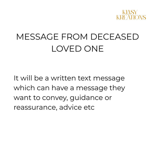 Message From Deceased Loved One