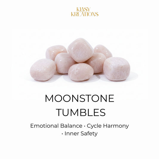 Moonstone Tumble - Feminine Energy | Emotional Healing | Intuition - 1Pc