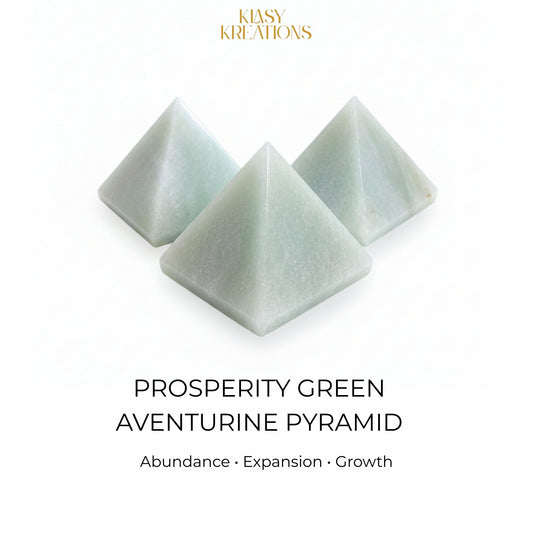 Green Jade Pyramid - Abundance | Harmony | Growth