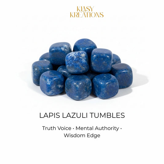 Lapis Lazuli Tumble - Wisdom | Communication | Inner Truth - 1Pc