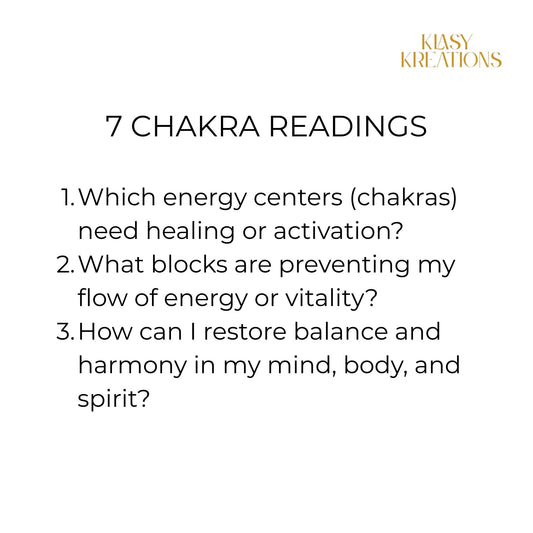 Chakra & Energy Healing Readings