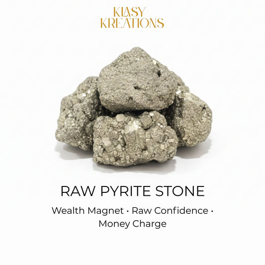Raw Golden Pyrite Cluster Stone - Abundance | Success | Protection