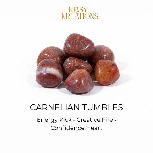 Carnelian Tumble - Confidence | Creativity | Motivation - 1Pc