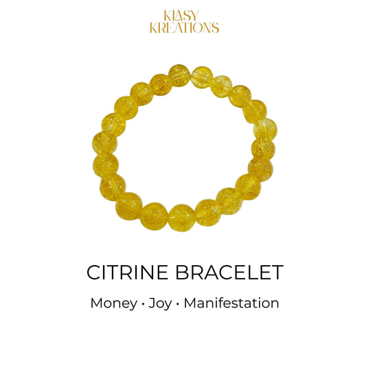 Citrine Bracelet - Money, Joy, Manifestation