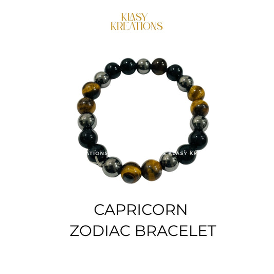Capricorn Zodiac Bracelet - Discipline | Protection | Grounding